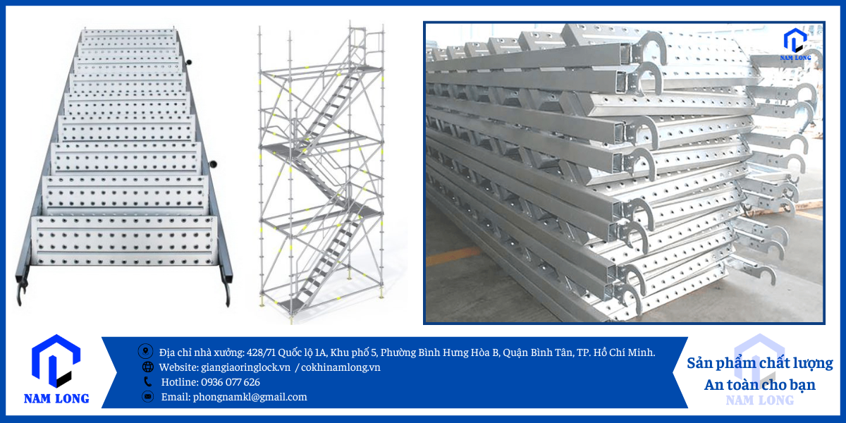 cầu thang giàn giáo - thang leo giàn giáo