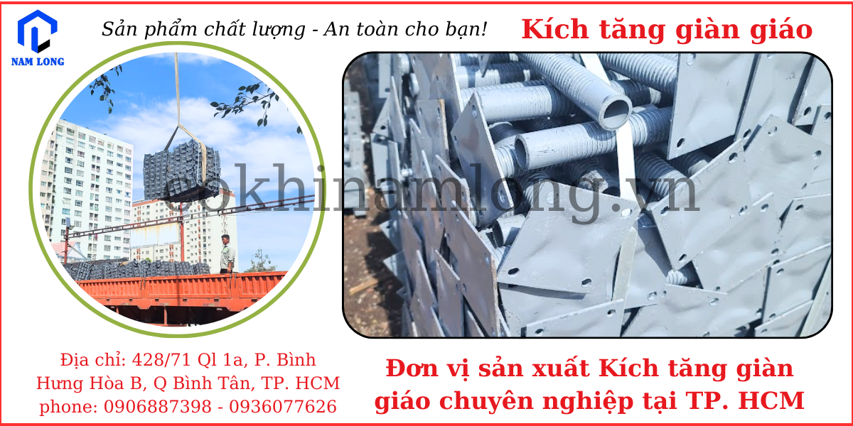 Cách lựa chọn kích tăng giàn giáo chất lượng và an toàn