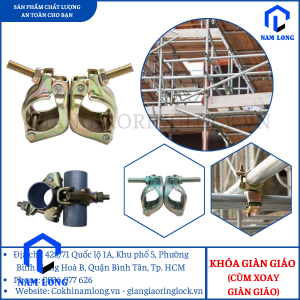 KHÓA GIÀN GIÁO – CÙM XOAY GIÀN GIÁO CHẤT LƯỢNG CAO