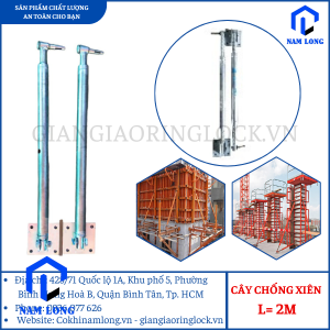 CÂY CHỐNG XIÊN CỐP PHA 2M – CHỐNG XIÊN GIÁ TỐT 