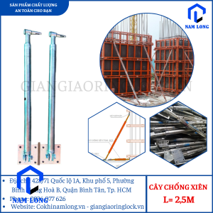 CÂY CHỐNG XIÊN L= 2,5m