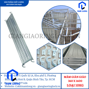 MÂM GIÀN GIÁO 360 X 1600 LOẠI 10KG