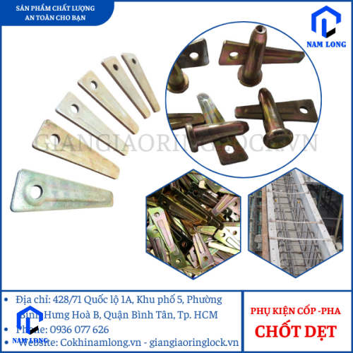 CHỐT DẸP – Phụ kiện cốp-pha