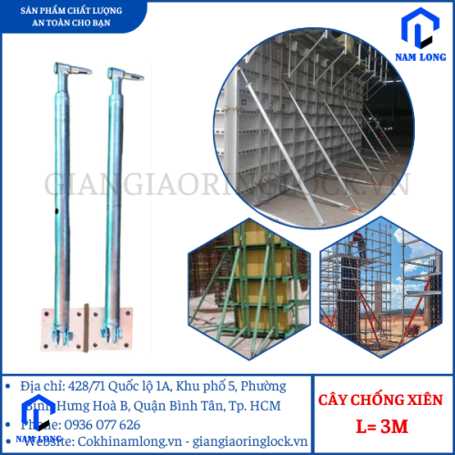 CÂY CHỐNG XIÊN L= 3m